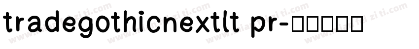 tradegothicnextlt pr字体转换